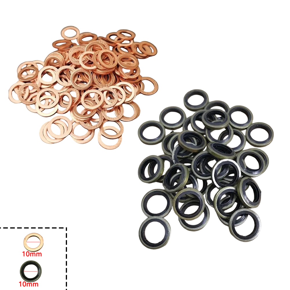 Motorcycle Brake Cable - Guarnizione in rame M10 per tubo