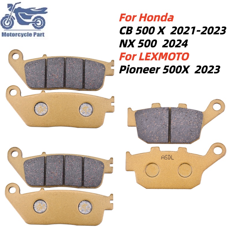 Carbon Ceramic Motorcycle Brake Rotor - Set di pastiglie freno anteriori e