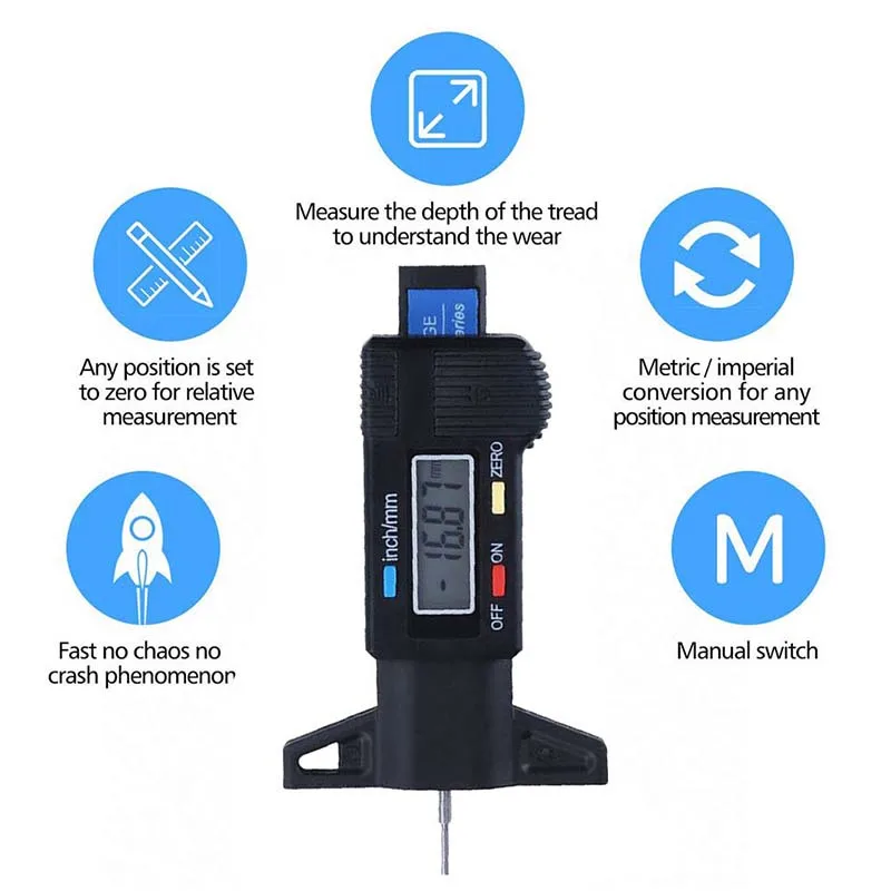 Misuratore digitale di profond - Motorcycle Brake Pads recensione e prezzo